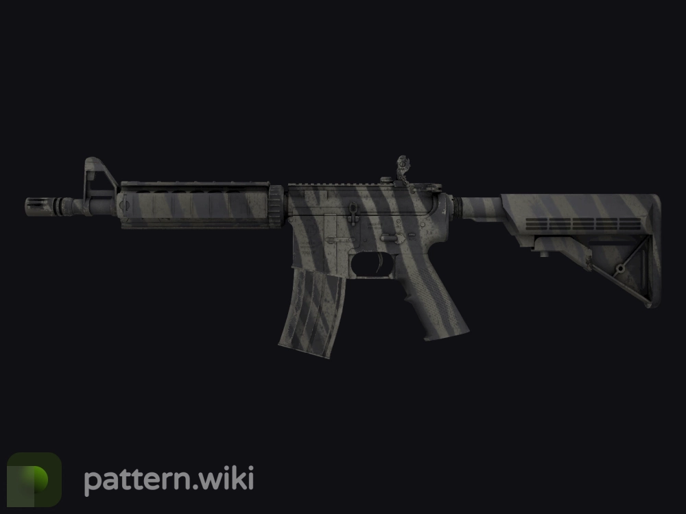 M4A4 Faded Zebra seed 912