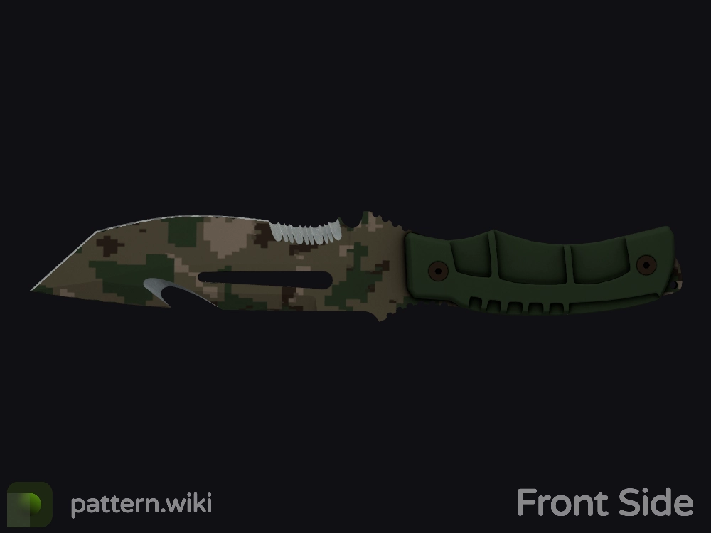 Survival Knife Forest DDPAT seed 309