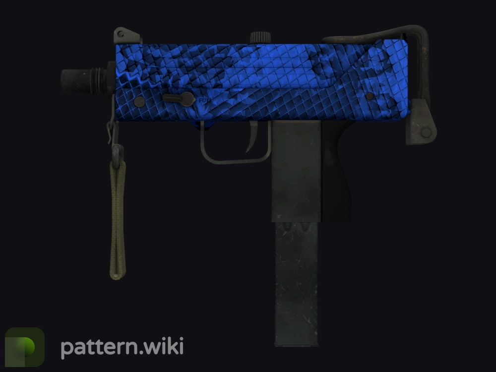 MAC-10 Lapis Gator seed 446