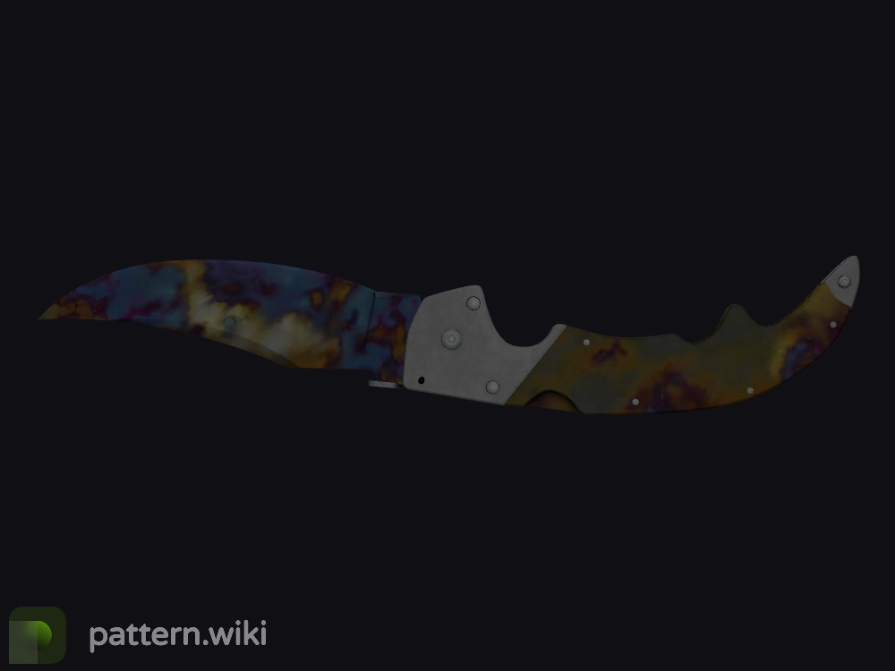 Falchion Knife Case Hardened seed 714