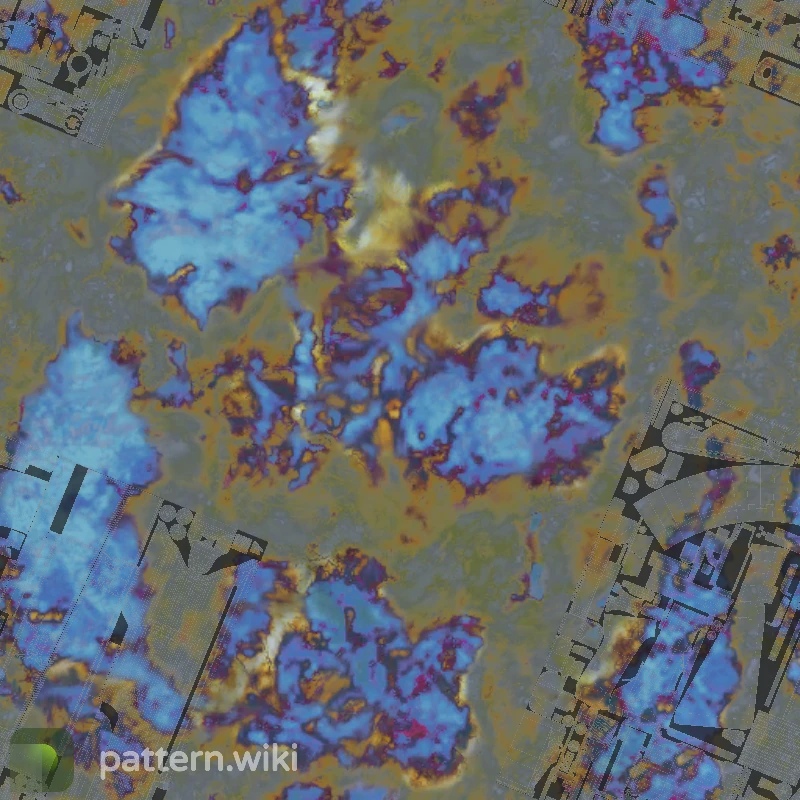 AK-47 Case Hardened seed 61 pattern template