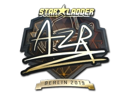 Sticker AZR (Gold) | Berlin 2019 preview