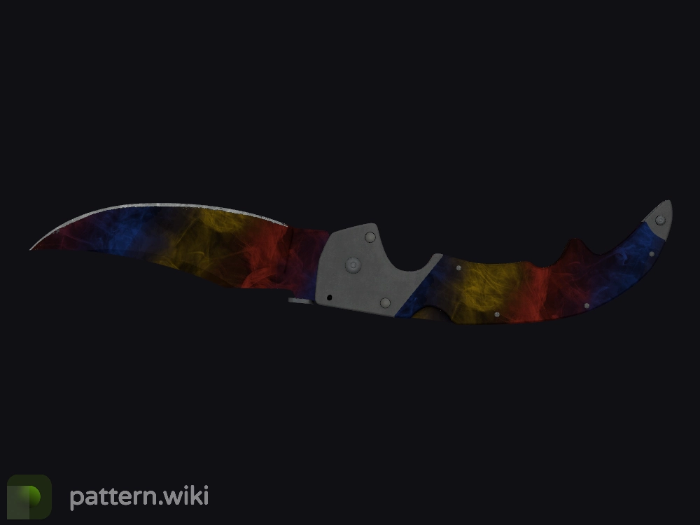 Falchion Knife Marble Fade seed 304