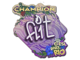 Sticker FL1T (Champion) | Rio 2022 preview