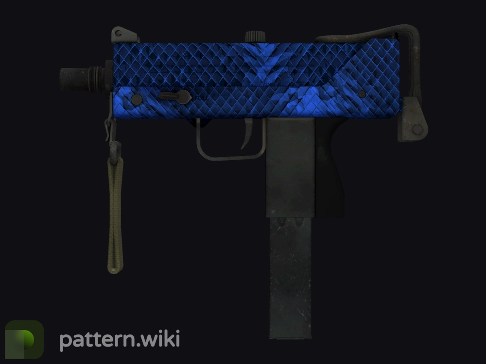 MAC-10 Lapis Gator seed 335