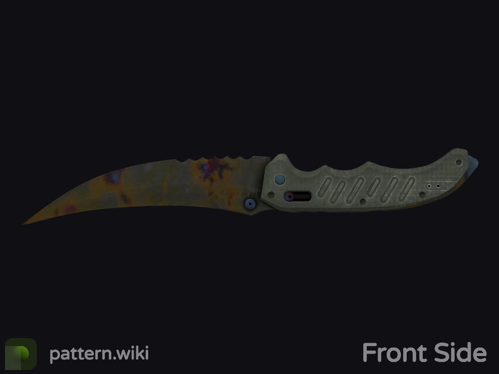 Flip Knife Case Hardened seed 105