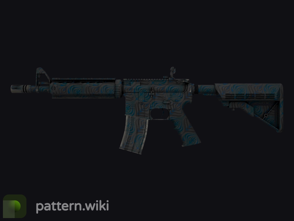 M4A4 Dark Blossom seed 315