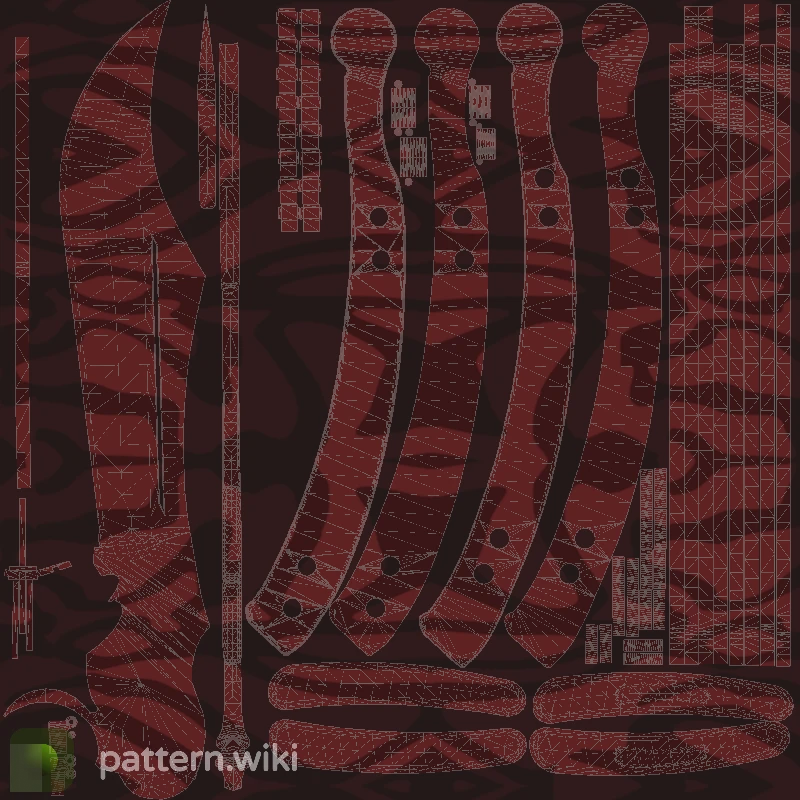 Butterfly Knife Slaughter seed 732 pattern template