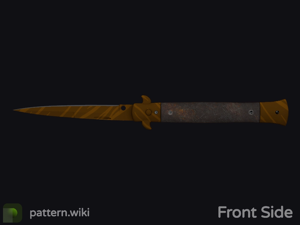 Stiletto Knife Tiger Tooth seed 815