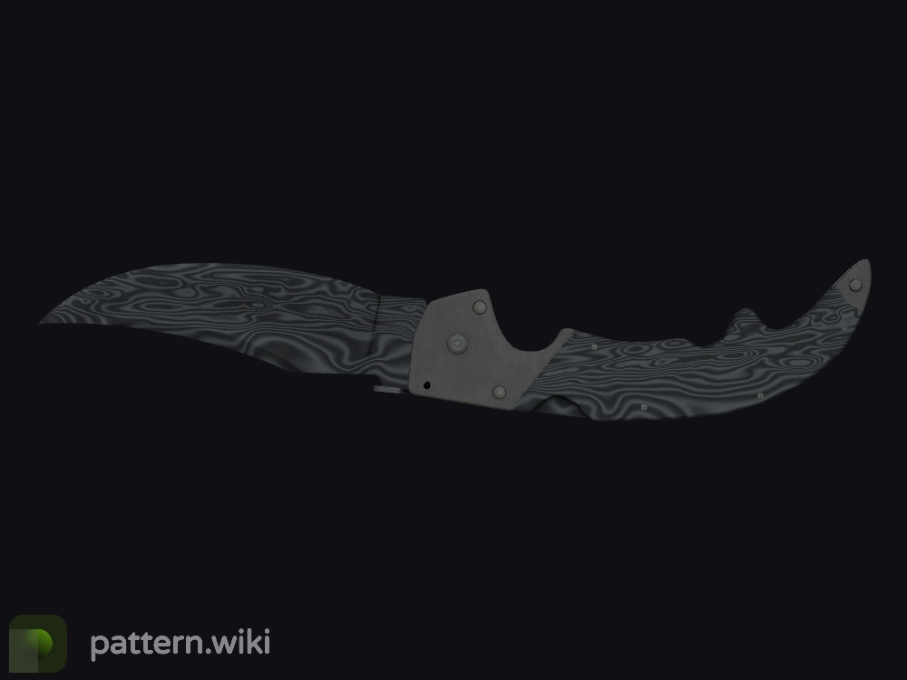 Falchion Knife Damascus Steel seed 130