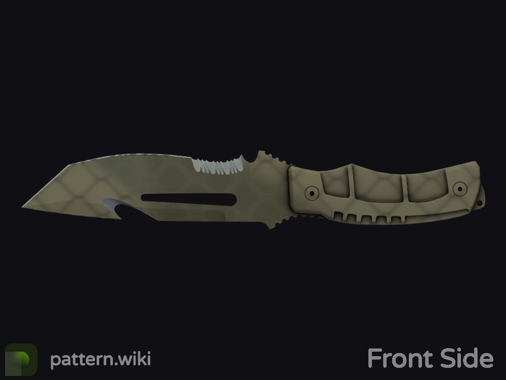 Survival Knife Safari Mesh seed 639