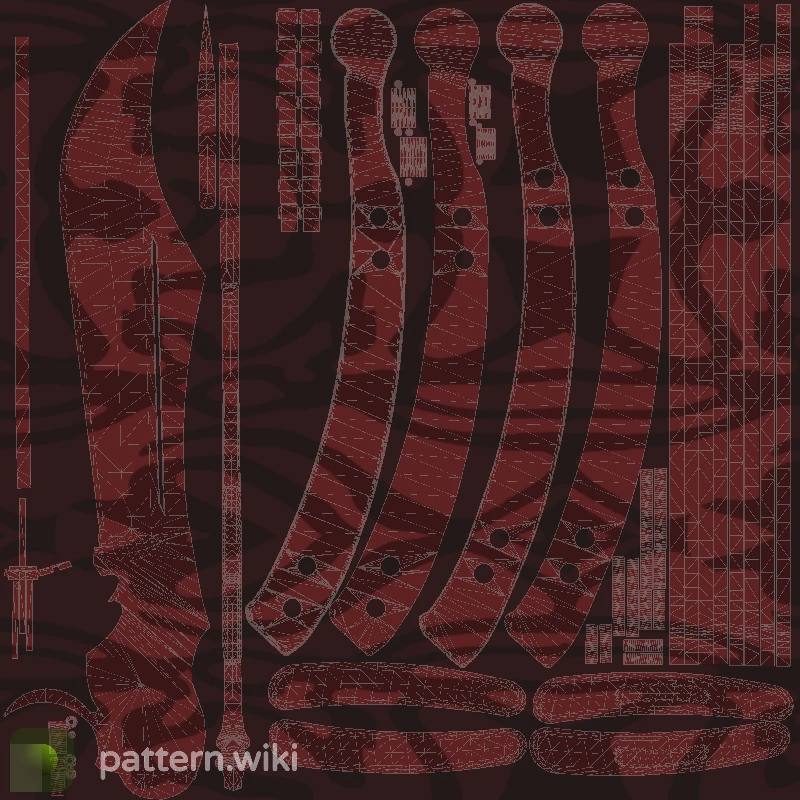 Butterfly Knife Slaughter seed 431 pattern template