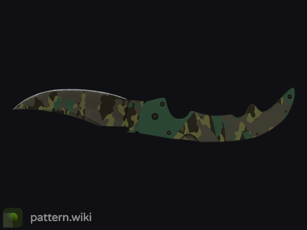 Falchion Knife Boreal Forest seed 753