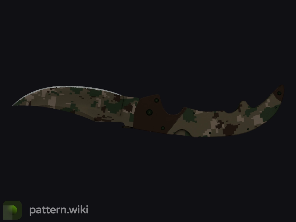 Falchion Knife Forest DDPAT seed 301