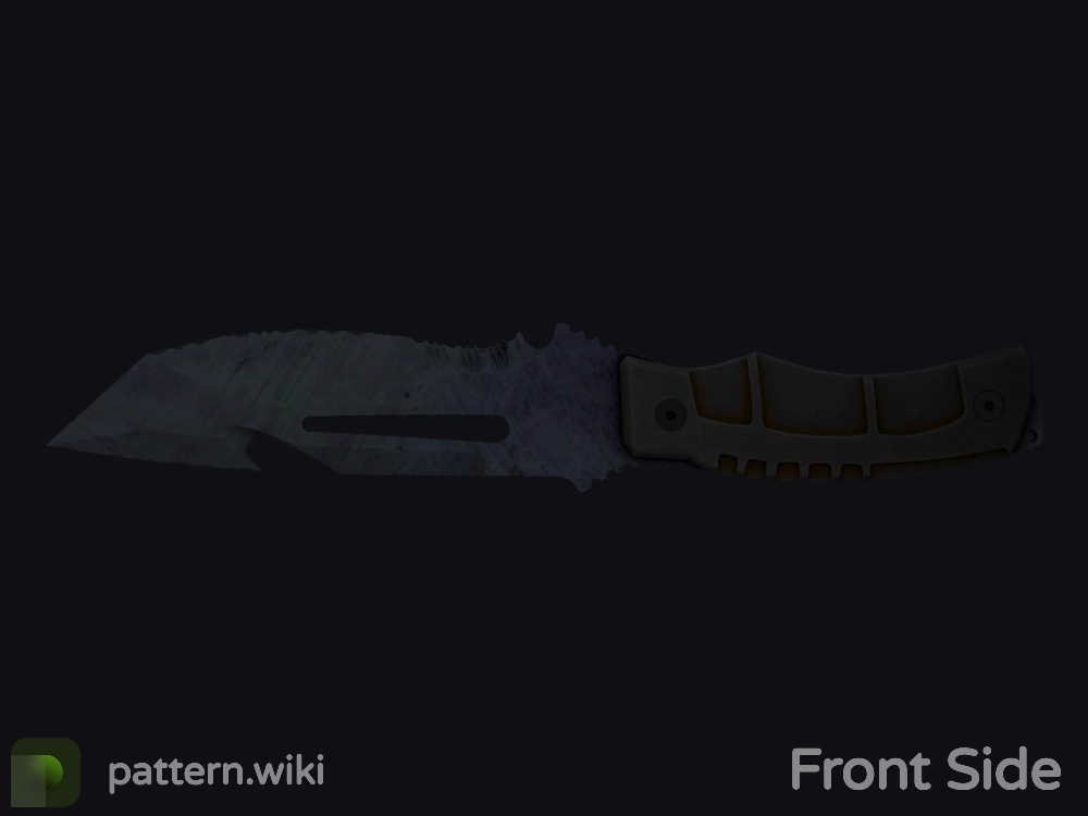 Survival Knife Blue Steel seed 444