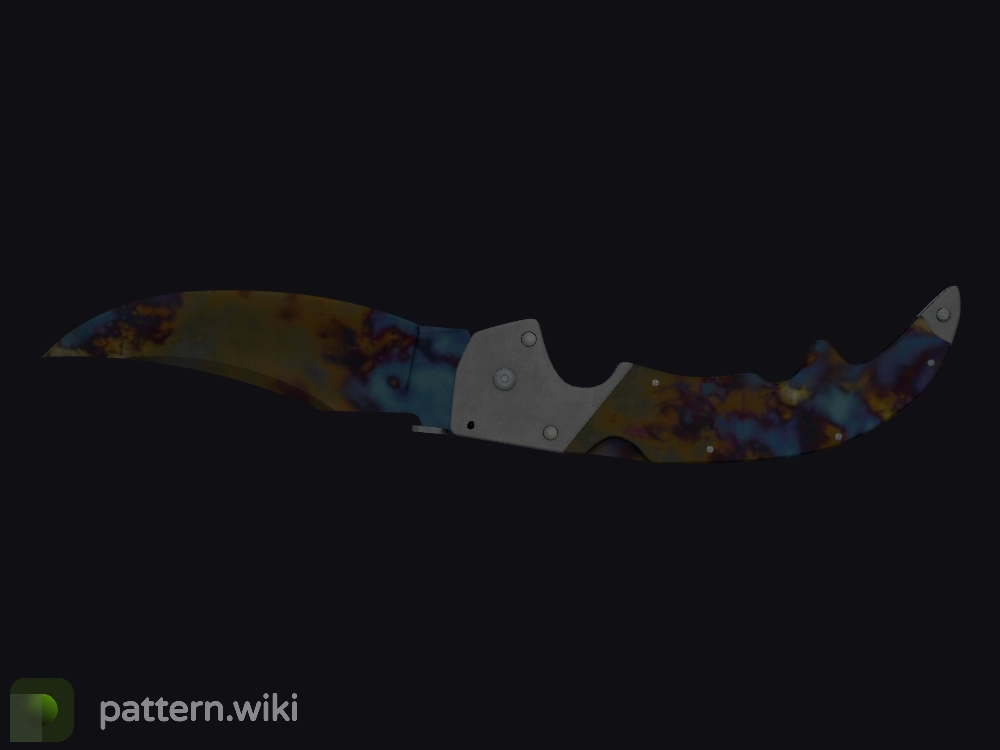 Falchion Knife Case Hardened seed 410