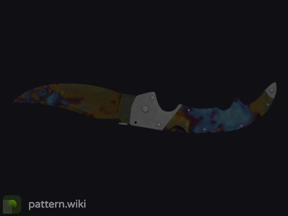 Falchion Knife Case Hardened seed 213