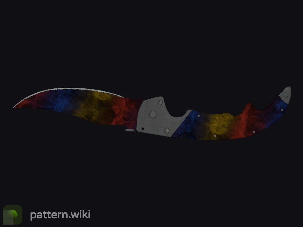 Falchion Knife Marble Fade seed 14