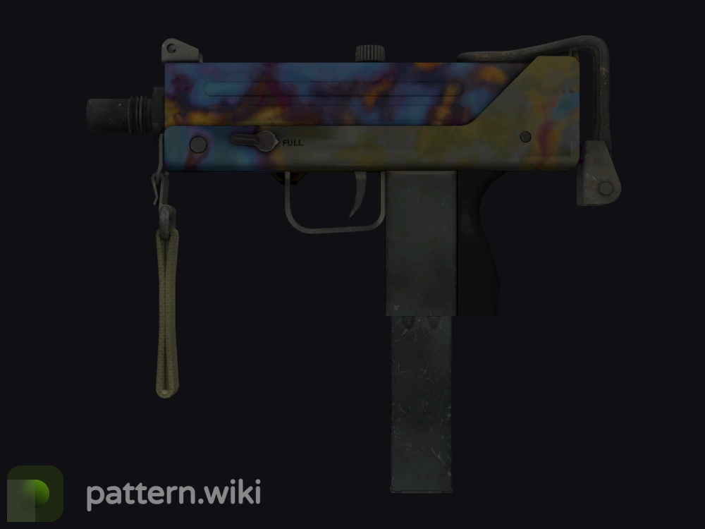 MAC-10 Case Hardened seed 184