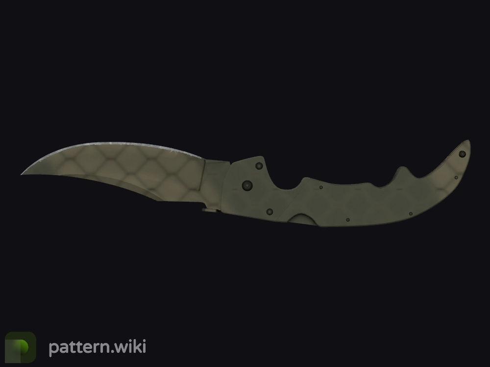 Falchion Knife Safari Mesh seed 456