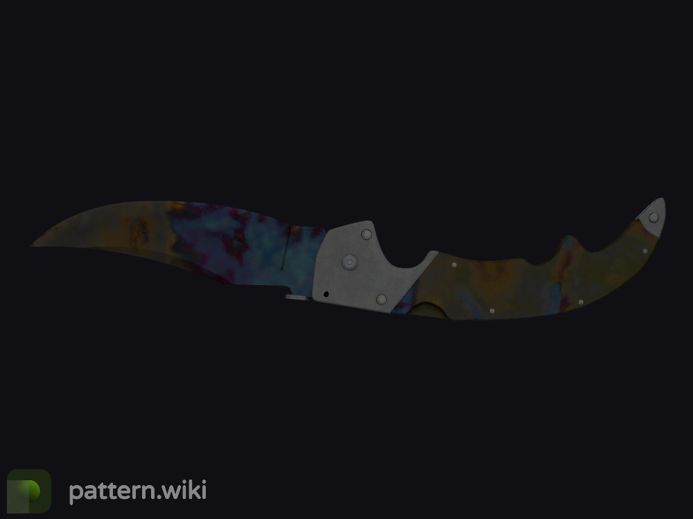 Falchion Knife Case Hardened seed 318