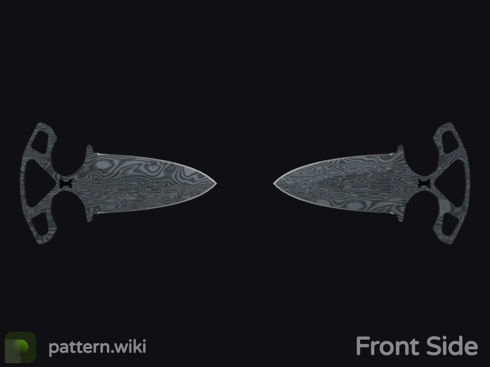 Shadow Daggers Damascus Steel seed 653