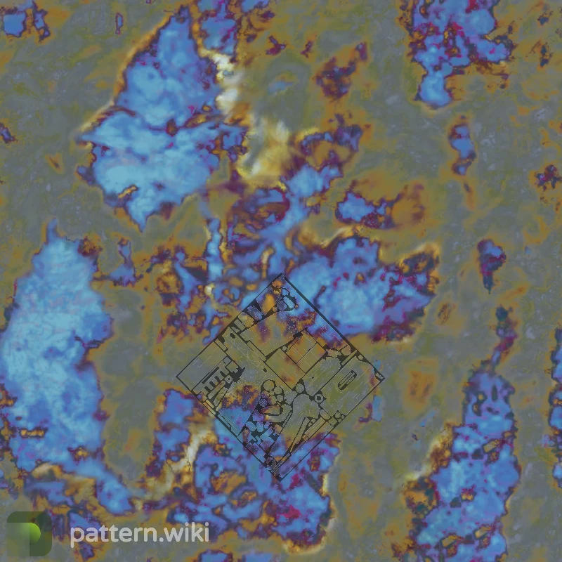 Five-SeveN Case Hardened seed 686 pattern template