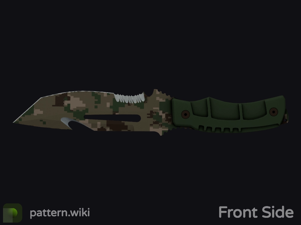 Survival Knife Forest DDPAT seed 399