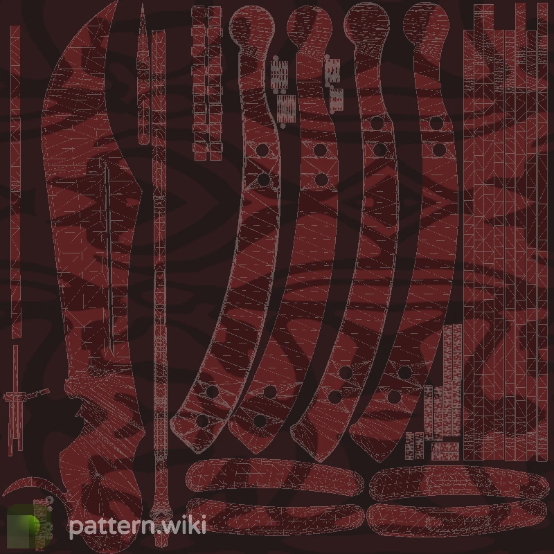 Butterfly Knife Slaughter seed 645 pattern template