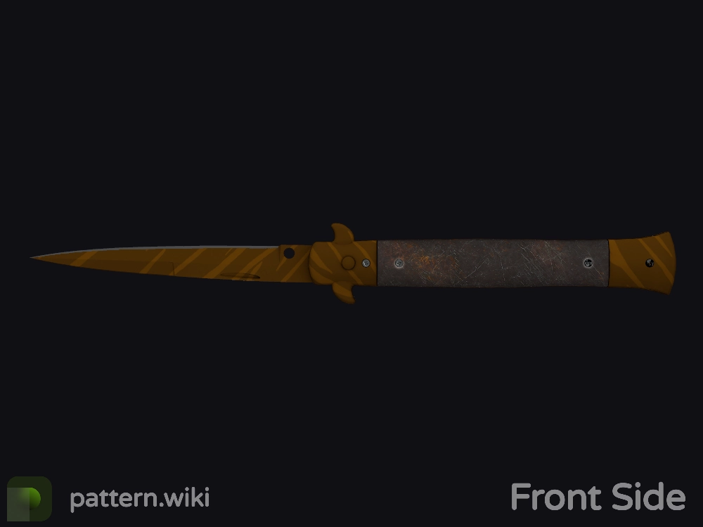 Stiletto Knife Tiger Tooth seed 183