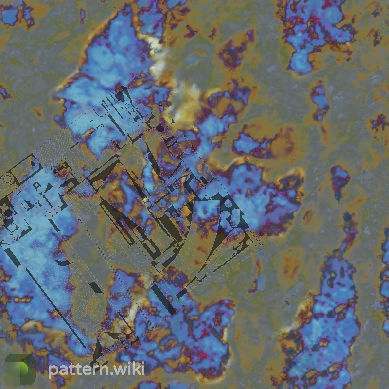 AK-47 Case Hardened seed 969 pattern template