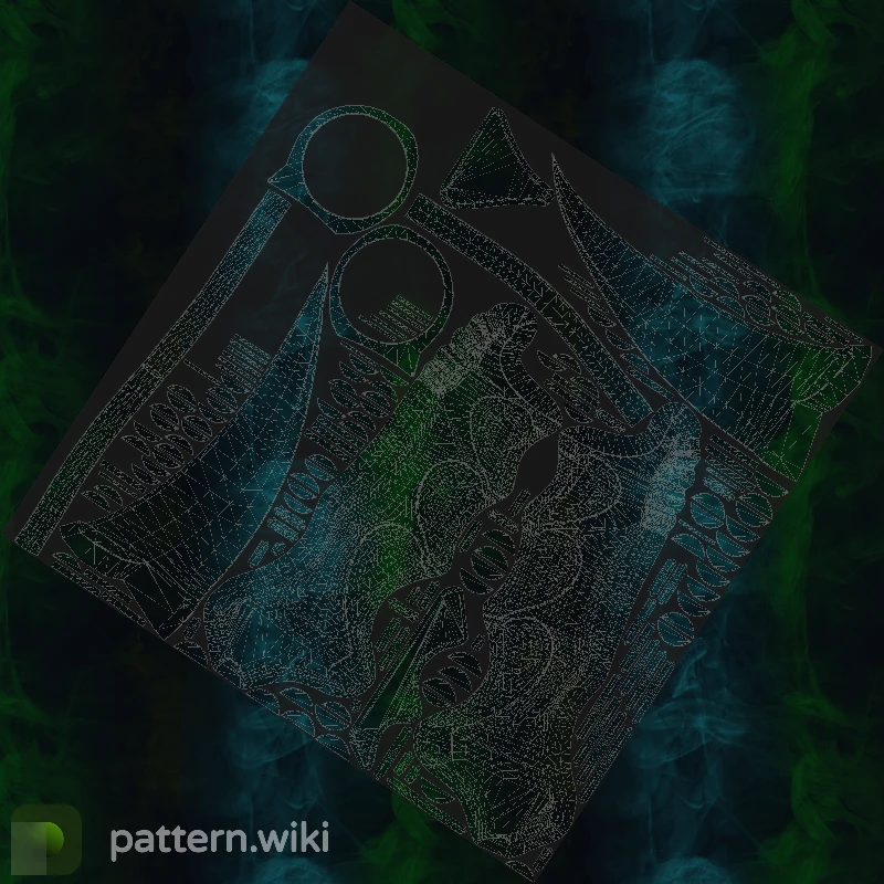 Karambit Gamma Doppler seed 67 pattern template