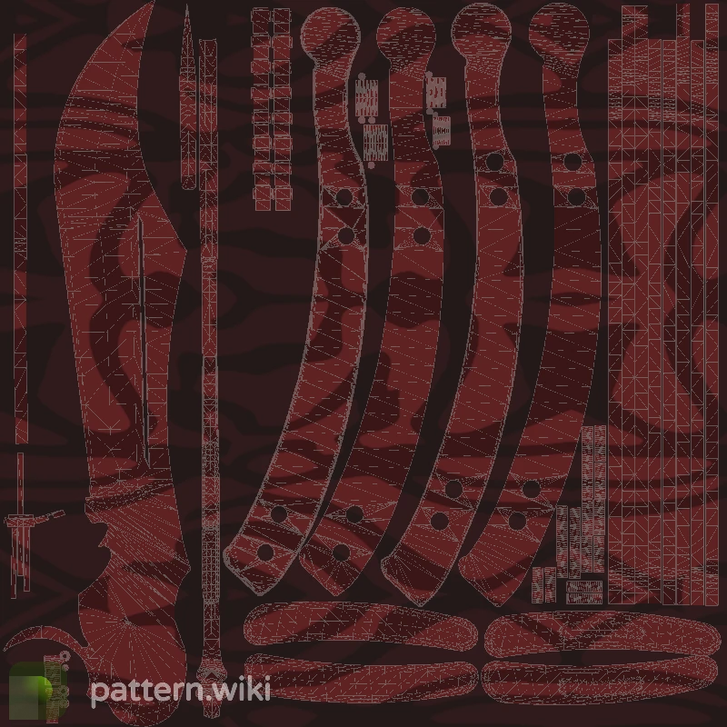 Butterfly Knife Slaughter seed 442 pattern template