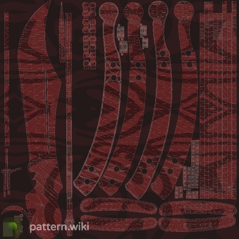 Butterfly Knife Slaughter seed 125 pattern template