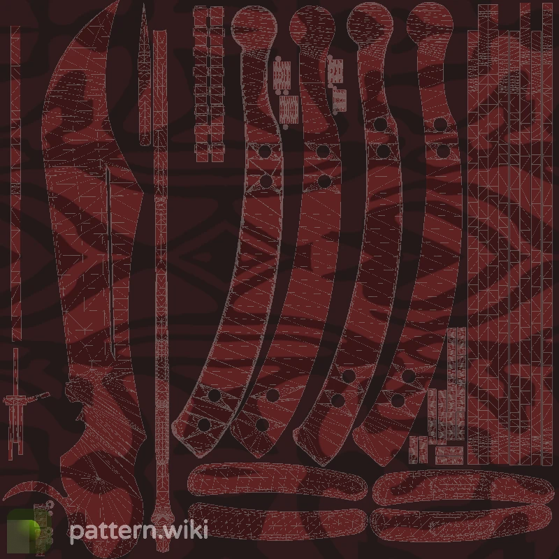 Butterfly Knife Slaughter seed 696 pattern template