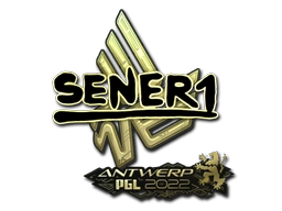 Sticker SENER1 (Gold) | Antwerp 2022 preview