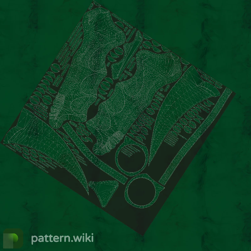 Karambit Gamma Doppler seed 50 pattern template