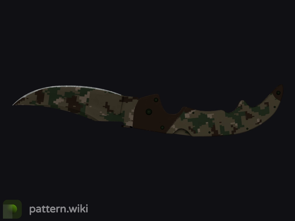 Falchion Knife Forest DDPAT seed 486