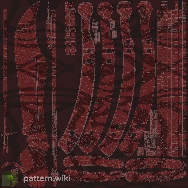 Butterfly Knife Slaughter seed 741 pattern template