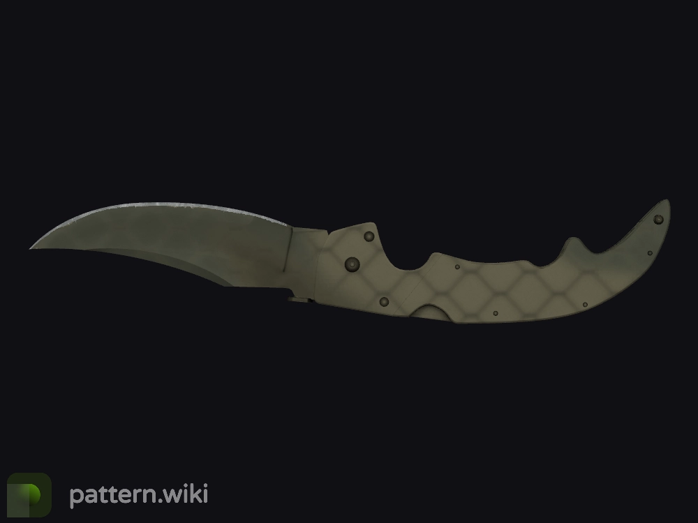 Falchion Knife Safari Mesh seed 248