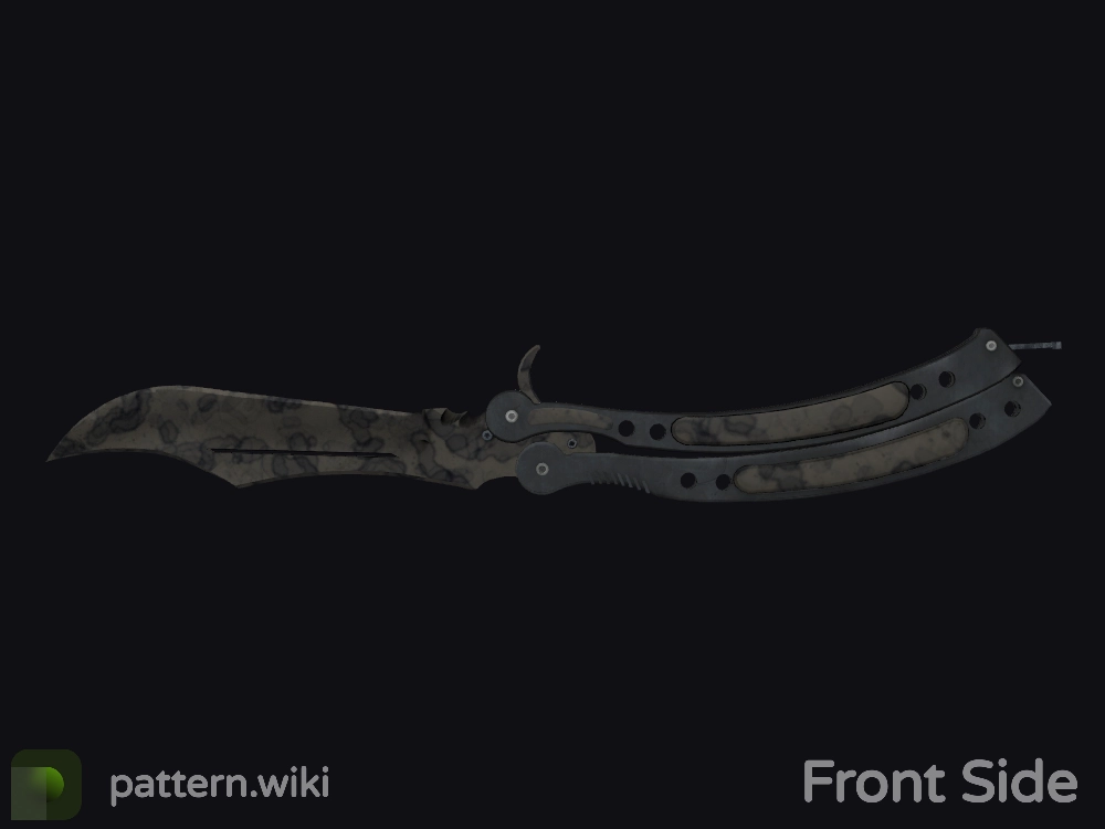 Butterfly Knife Stained seed 73