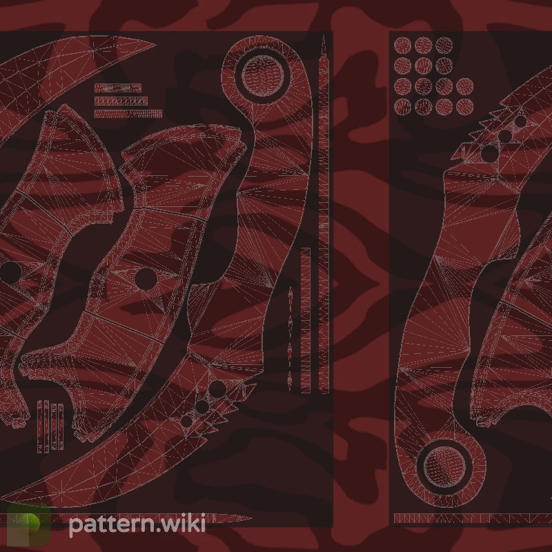 Talon Knife Slaughter seed 741 pattern template