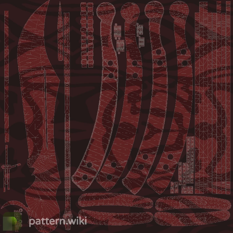 Butterfly Knife Slaughter seed 863 pattern template