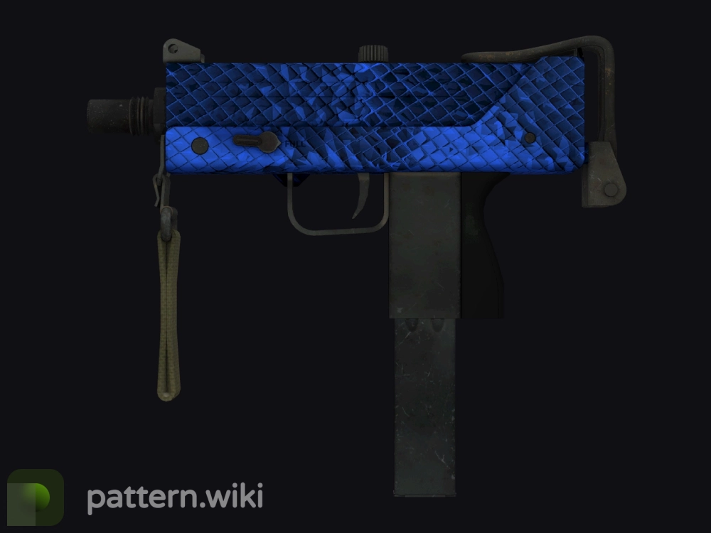 MAC-10 Lapis Gator seed 779