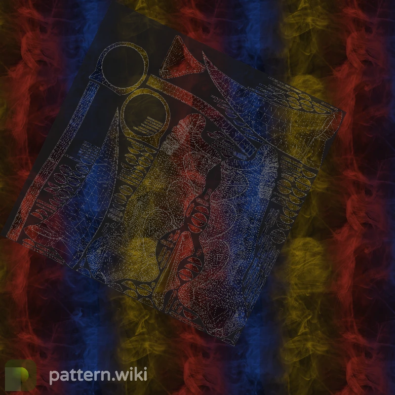 Karambit Marble Fade seed 4 pattern template