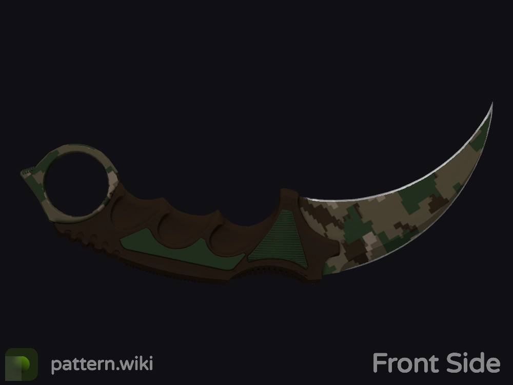 Karambit Forest DDPAT seed 254