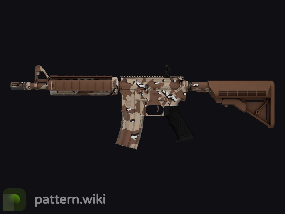 M4A4 Desert Storm seed 360