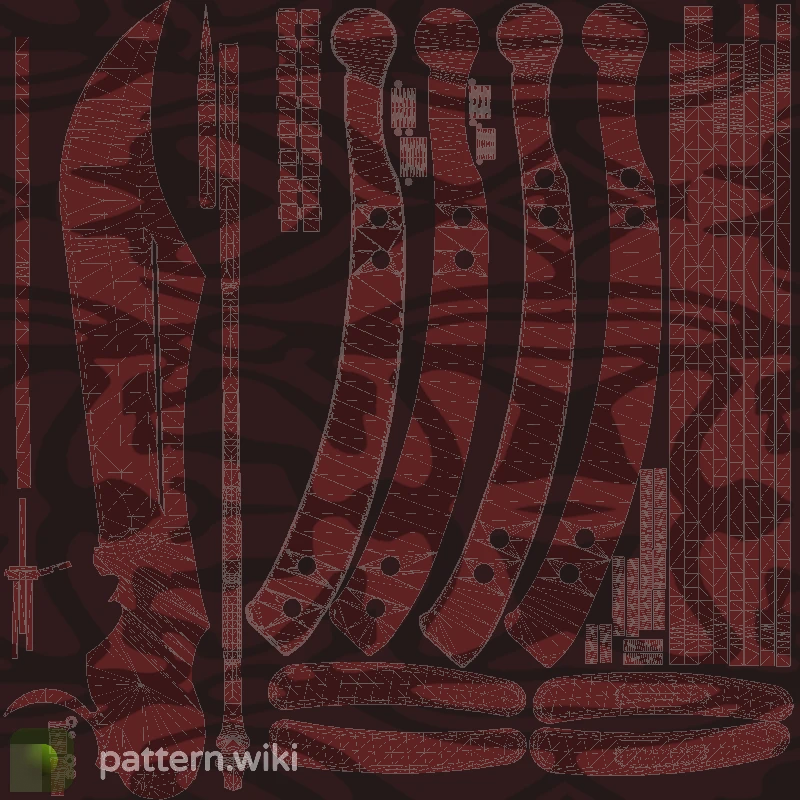 Butterfly Knife Slaughter seed 631 pattern template