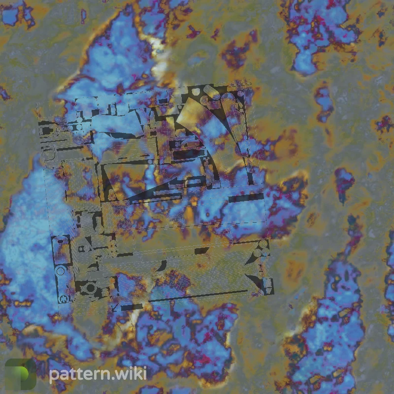 AK-47 Case Hardened seed 500 pattern template