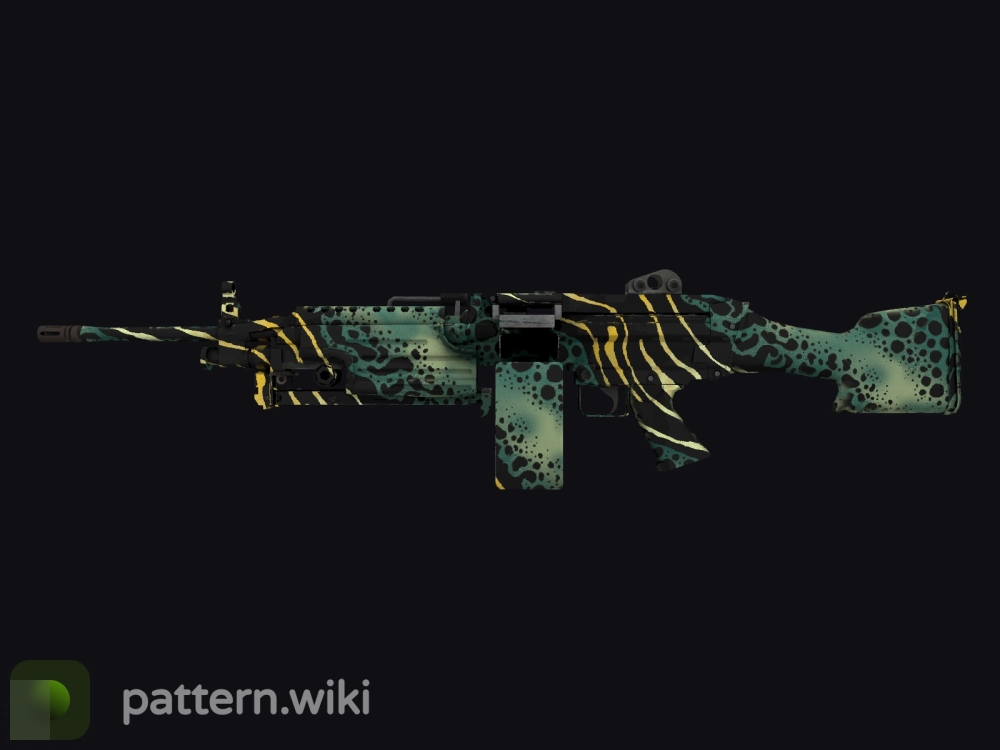 M249 Emerald Poison Dart seed 667